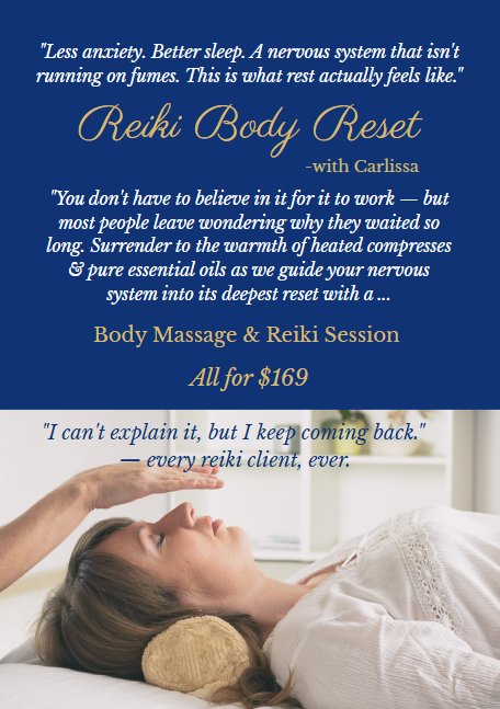 Reiki Body Reset with Carlissa